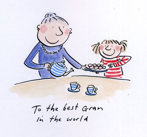 To the best gran in the world.