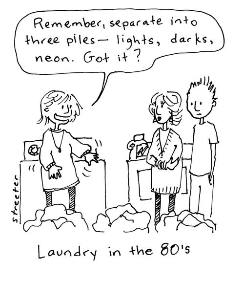 Laundry in the 80's.
