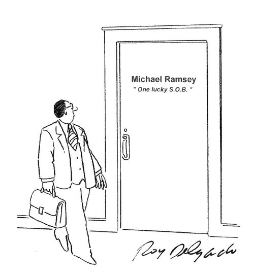 Michael Ramsey 'One Lucky SOB.'