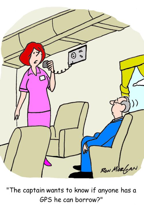 'The captain wants to know if anyone has a GPS he can borrow?'