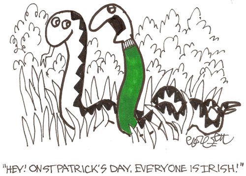 'Hey!  On St Patrick's day, everyone is Irish!'