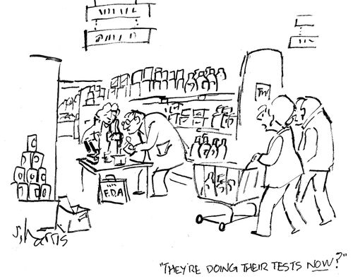 'They're doing their tests now?