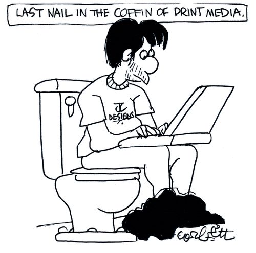 Last nail in the coffin of print media