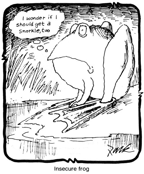 insecure frog