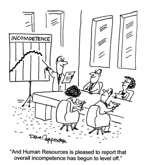 '...overall incompetence has begun to level off.'