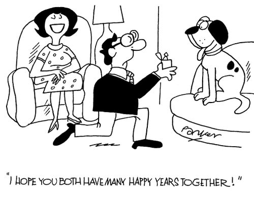 'I hope you both have many happy years together!'