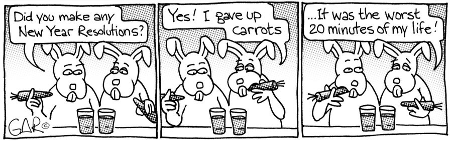 Giving up carrots was the worse 20 minutes of my life.