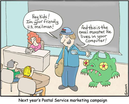Next Year's Postal Service Marketing Campaign.
