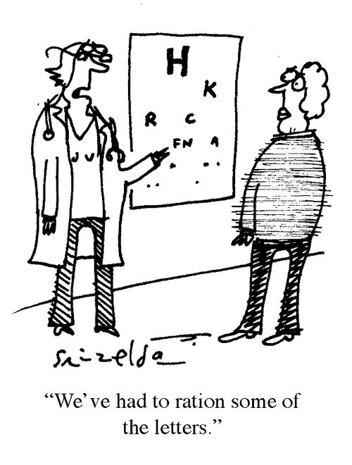 'We've had to ration some of the letters.'