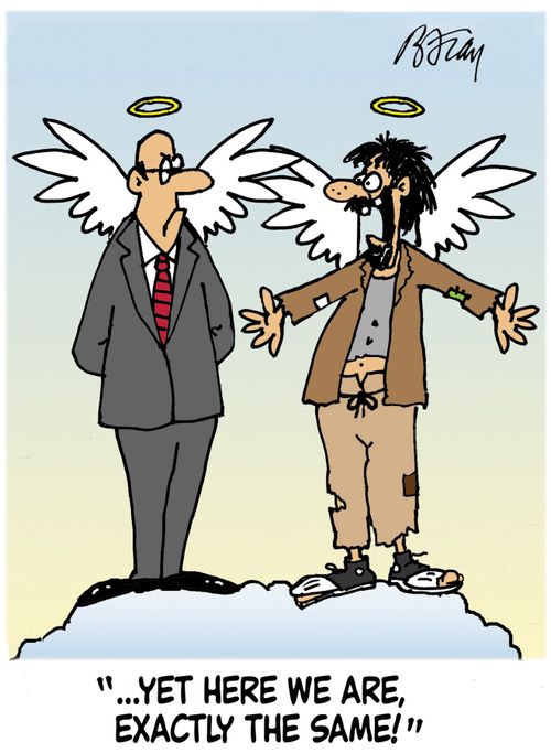 'Yet here we are, exactly the same!'