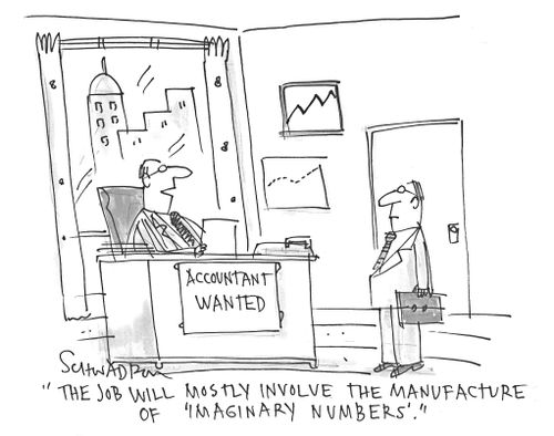 'The job will mostly involve the manufacture of 'imaginary numbers'.'
