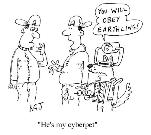 He's my cyberpet.