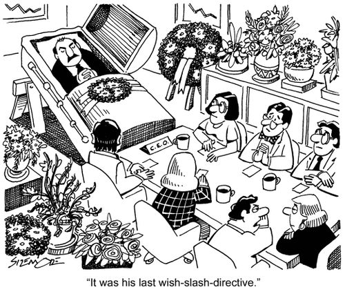 'It was his last wish-slash-directive.'
