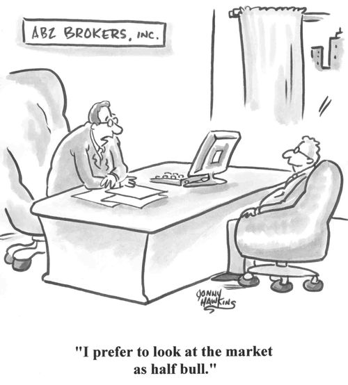 'I prefer to look at the market as half bull.'