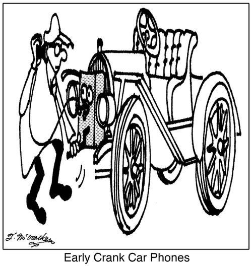 Early Crank Car Phones.