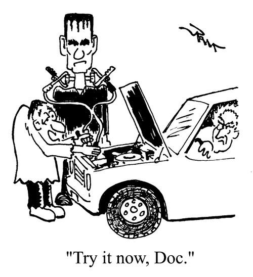 Jump-starting Frankenstein's monster