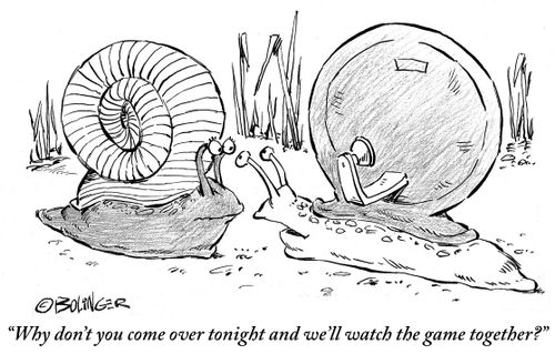 'Why don't you come over tonight and we'll watch the game together?'