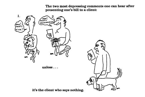 'The two most depressing comments one can hear...'