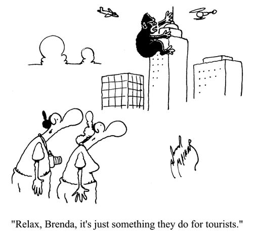 'Relax, Brenda, it's just something they do for tourists.'