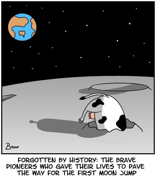 Forgotten by history: the brave pioneers who gave their lives to pave the way for the first moon jump.