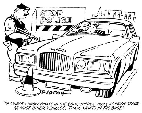 'Of course I know what's in the boot, there's twice as much space as most other vehicles, that's what's in the boot.'