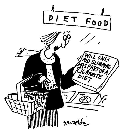Diet Food - Will Only Aid Slimming as Part of a Cigarette Diet