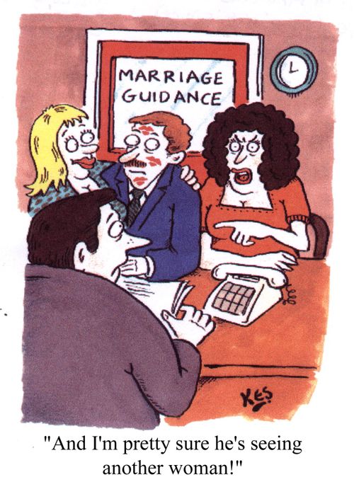 "And I'm pretty sure he's seeing another woman."
