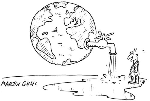 The World wasting water.