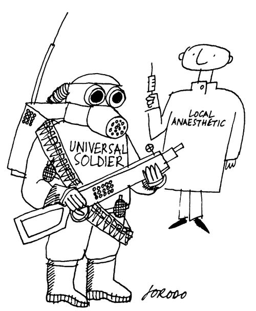 Universal Soldier/ Local Anaesthetic