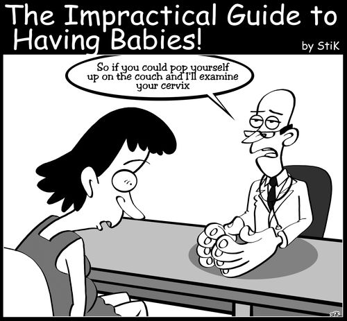 The Impractical Guide to Having Babies: 'Could I examine your cervix?'