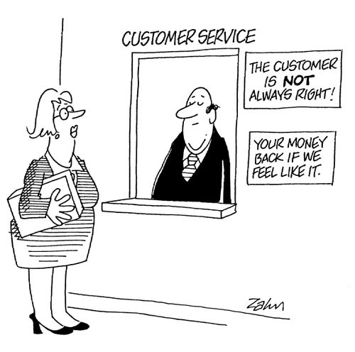 Good customer service.