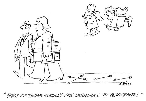 'Some of those girdles are impossible to penetrate!'