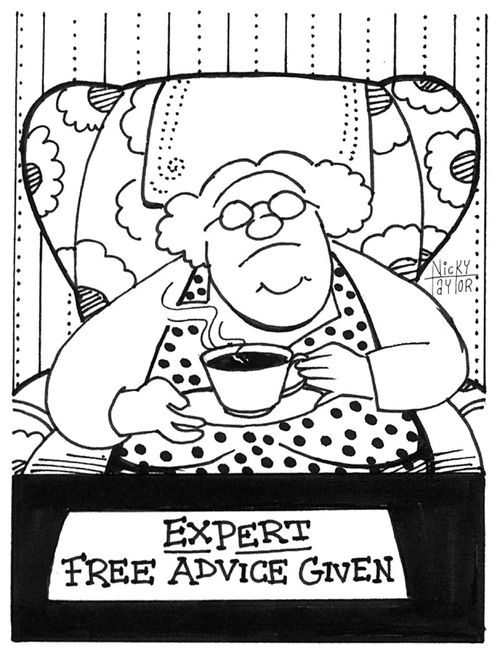 Battleaxe offers free advice.