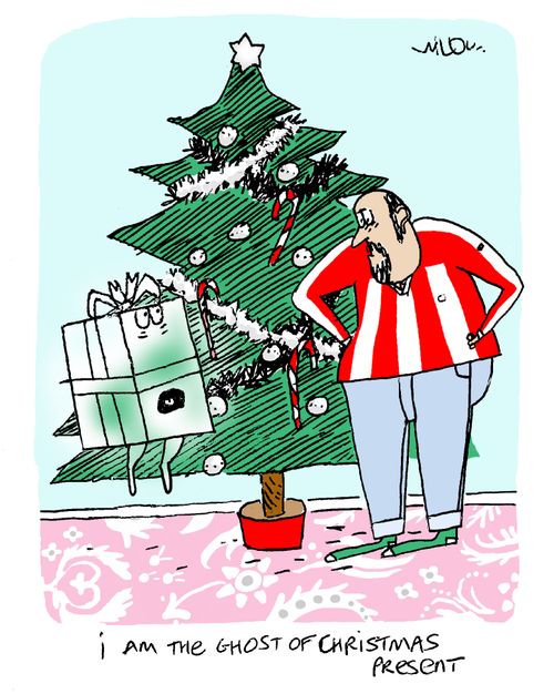 'I am the ghost of Christmas present.'