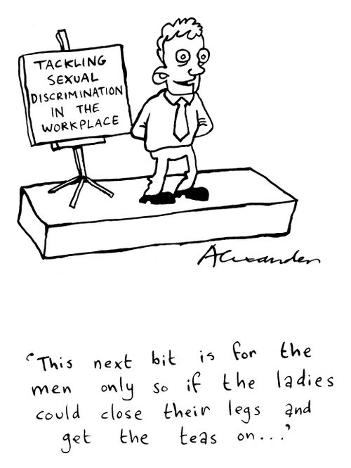 Tackling sexual discrimination in the workplace.