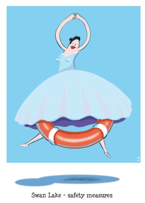 Swan Lake - safety measures.