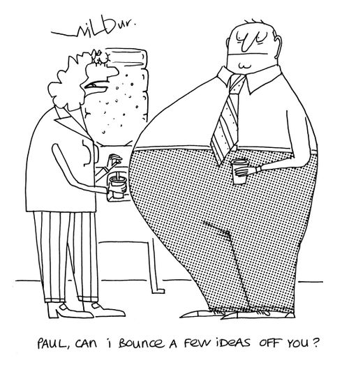 'Paul, can I bounce a few ideas off you?'