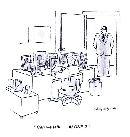 'Can we talk... alone?'
