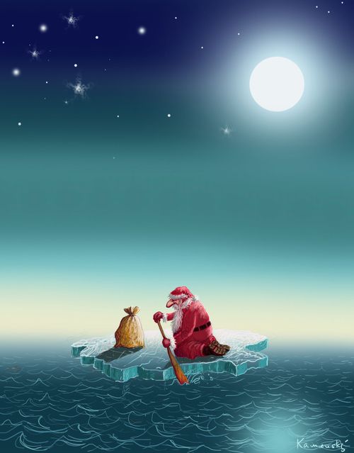 Global Warming Santa