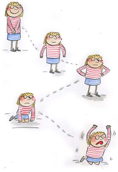4 steps to tantrum.