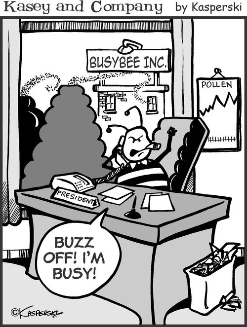 'Buzz Off! I'm busy!'
