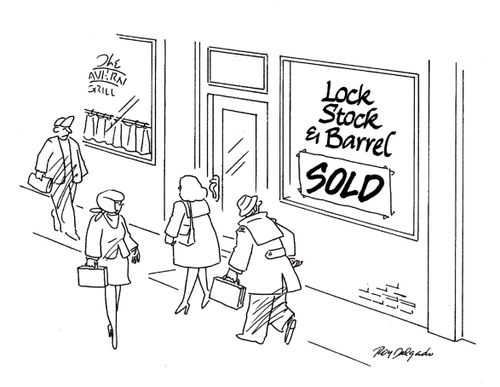Lock Stock and Barrel Sold.