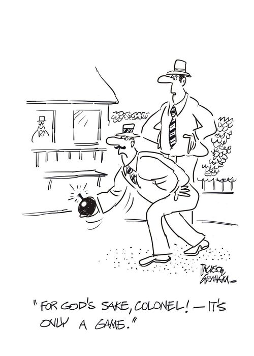 "For God's sake, it's only a game!"