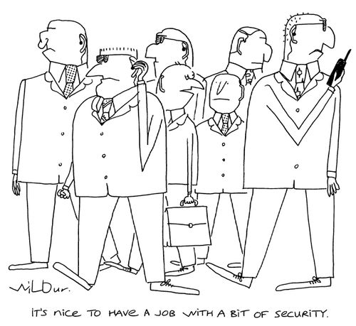 'It's nice to have a job with a bit of security.'