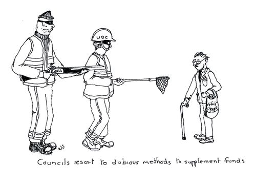 Councils resort to dubious methods to supplement funds.