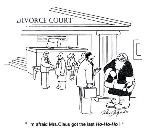 'I'm afraid Mrs. Claus got the last ho-ho-ho!'
