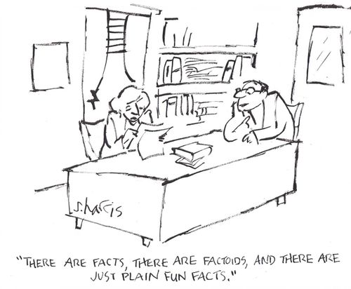 'There are facts,there are factoids, and there are just plain fun facts.'