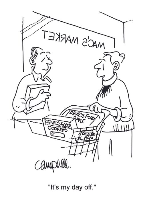 'It's my day off.'
