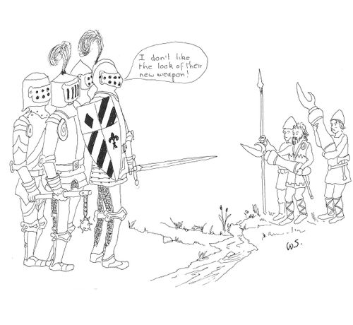 'I don't like the look of their new weapon!'
