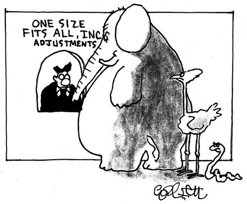One Size Fits All, Inc Adjustments.